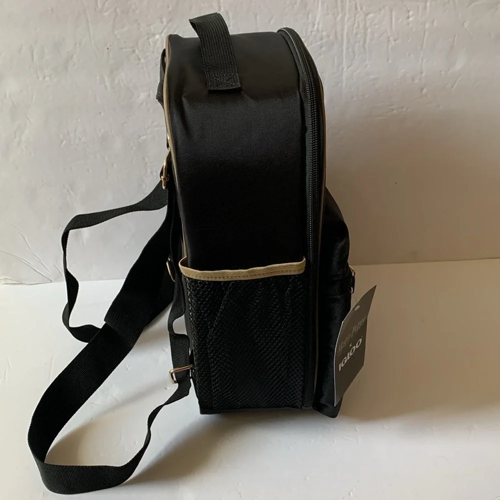 Harry Potter Dark Arts Backpack Cooler Bag Velvet Black NWT